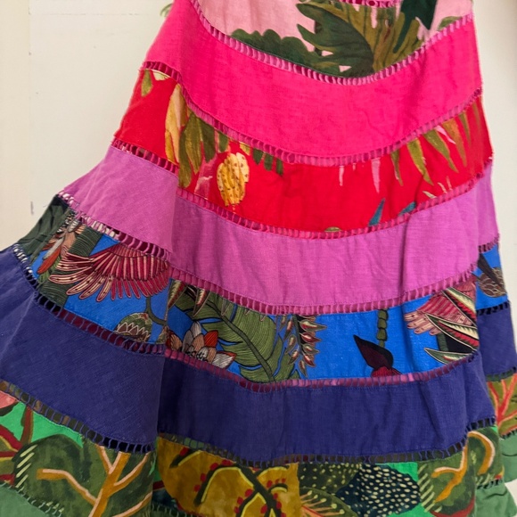 🌴Full Set Farm Rio Crop Top & Skirt Small 💃🏻 - Picture 3 of 11